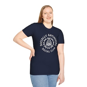 Funny Introvert Unisex Softstyle T-Shirt - Too peopley, Socially Antisocial, ewww people, Introvert Shirt, Personal Space Tee, Funny Graphic