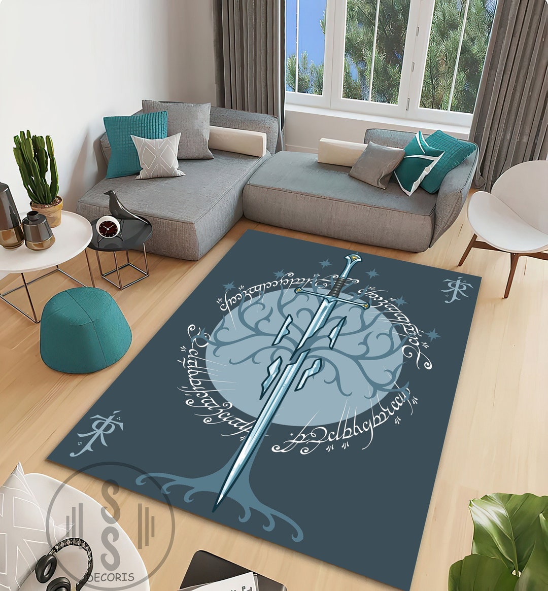 The Lord Carpet the Ring Carpet Magic Carpet Hobbit Rug - Etsy