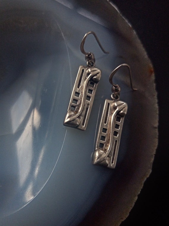 Vintage sterling silver Rennie Mackintosh style r… - image 2