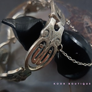 Vtg Texco Link Bracelet in Sterling Silver // Mexico