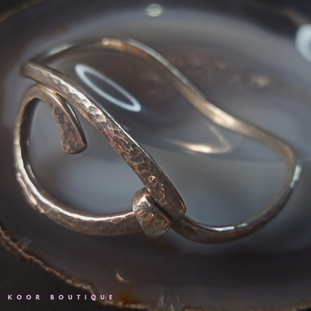 Bracelet jonc en argent pour femme