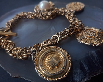 Bracelet Vintage GUY LAROCHE - Bijou Occasion, Style Rétro élégant