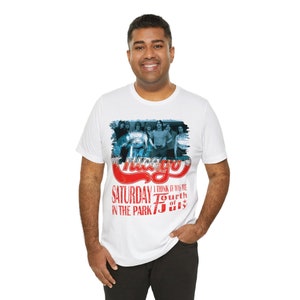 Chicago Shirt - Saturday In The Park - Lyrics Shirt - Classic Rock tshirt - Unisex Jersey Short Sleeve Tee