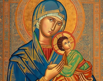 Our Mother of Perpetual Help Art Print (Digital Download)