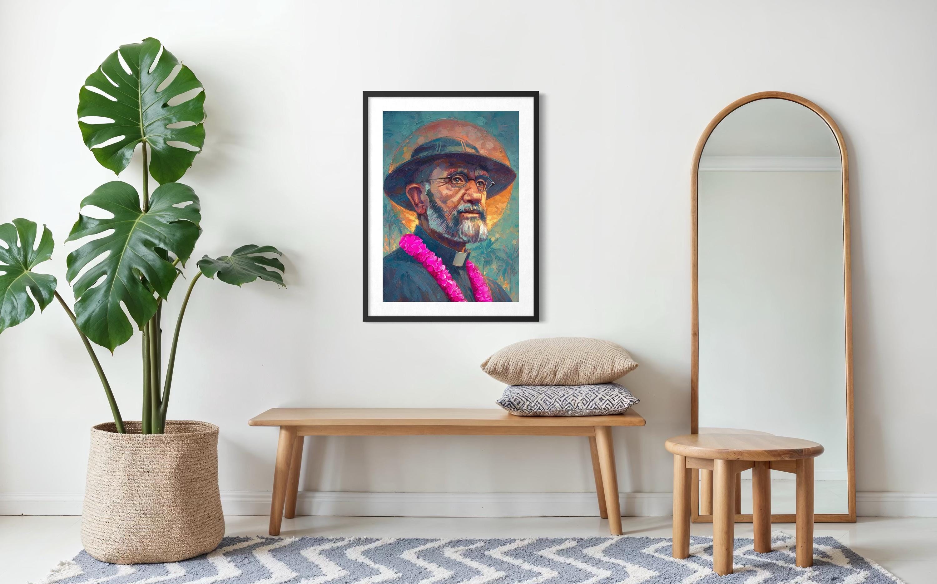 Saint Damien of Molokai Art Print - (digital Download) - Etsy