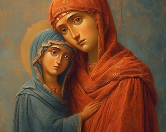 Lámina artística de Santa Ana - (Descarga digital)