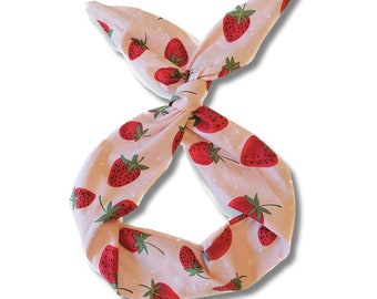 Juicy Strawberry Wire Stirnband - Fun Pink Accessoire für Ihr Haar, Krankenschwester Stirnband