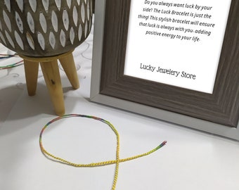 Luck brazilians lucky bracelet, bracelets, wish bracelet, good luck bracelet, knot bracelet, hemp bracelet, small wrist bracelet, rainbow