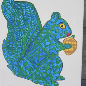 Art mural - écureuil