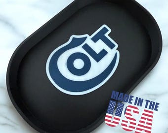 Colt Firearms Small Parts Desktop Tray EDC Valet Dump Tray Organizer