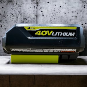 Ryobi 40v Battery Locking Under Shelf Wall  Mount Garage Workshop
