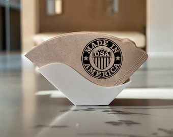 Soporte para filtros de café, organizador minimalista moderno para guardar filtros de papel cónicos #4 - #2