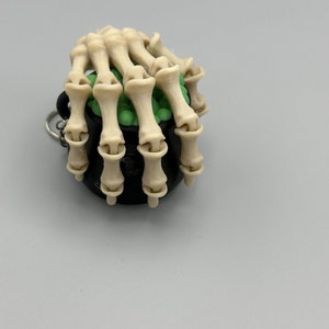 Flexi Skeleton Hand Keychain or Pencil Topper