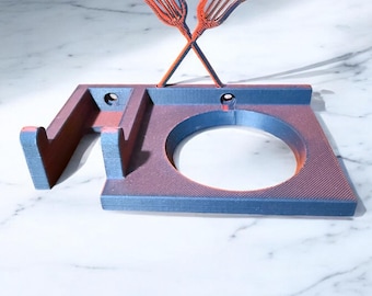 Soporte de pared para palos y pelotas de lacrosse: almacenamiento y exhibición de equipos deportivos