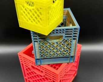 Mini Crate Desk Drawer Storage Organizer Office Gift Mini Brands