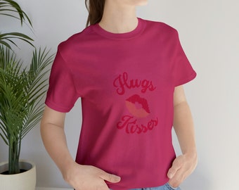 Hugs and Kisses T-shirt, Spread Love Everywhere, Trendy Love 