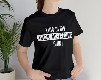 Mijn Trick Or Treating T-shirt, Mom Halloween Tee, Grafisch Halloween Shirt, Spooky Season Tee, Halloween Matching, Halloween Vibes.