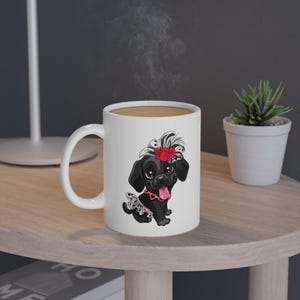 Puppy | Décor | Dog | Pet | Labrador | Ceramic White Mug, 11oz