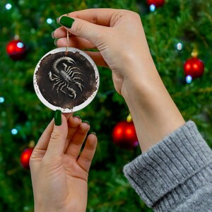Scorpius Ceramic Ornament, Horoscope Gift, For Her & For Him Gift, Horoscope Signs Collection, Ceramic Ornament