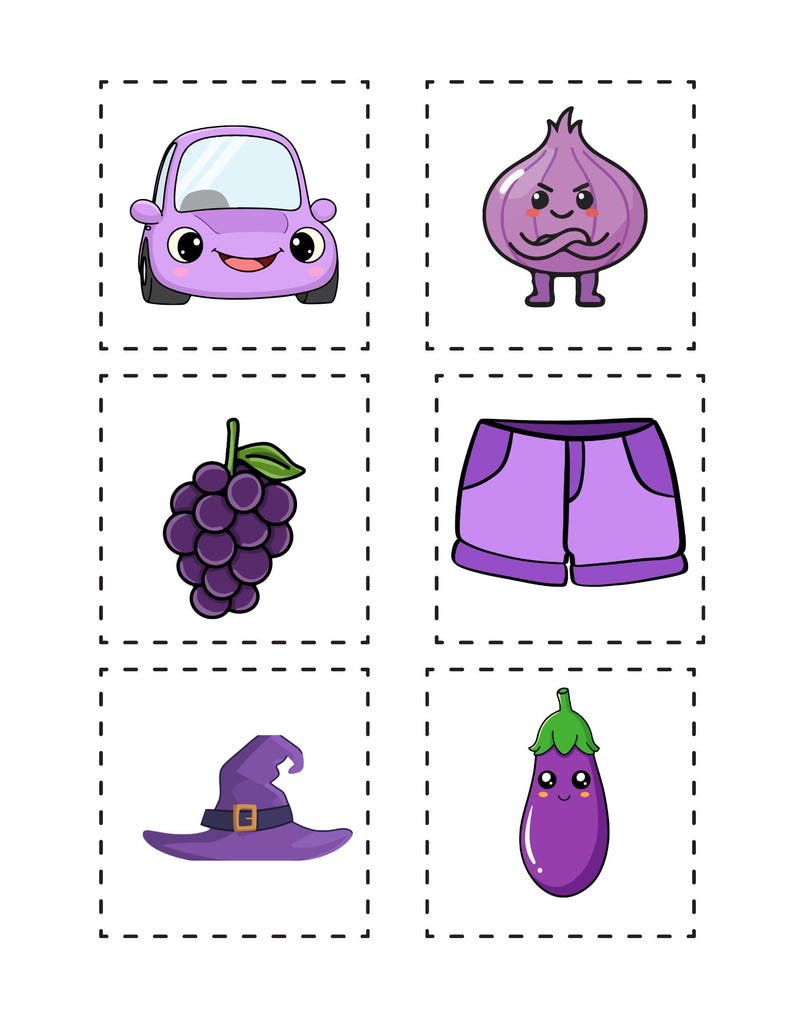 Printable Color Sorting Activity for Toddlers, Montessori Busy Binder ...