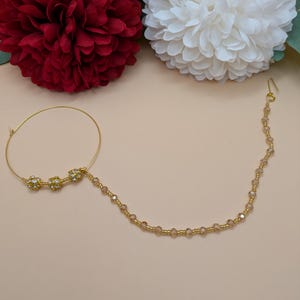 Indian Jewelry, Nose Stud, Clip On Nathni, Gold Nathni, Nose Stud, Nose String Nathni, Bridal Nath, Nose Hoop, Jewellery, Traditional Nath