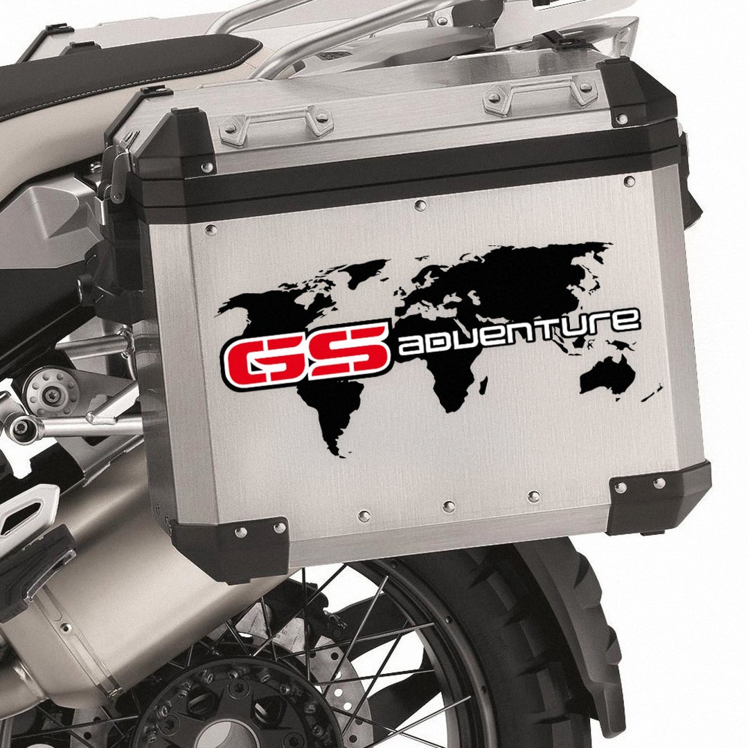 Bmw Gs Vario Side Case Decal Set Black Red Blue main image 1