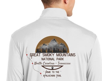 Smoky Mountain National Park Long Sleeve Dry-Fit Shirt, Nature Lover Shirt, Mountain Tee, Fathers Day Shirt,  Hiking Shirt, Camping Shirt