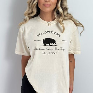Yellowstone National Park Shirt, National Park Shirt, State Shirt, Hiking Camping Shirt,  Yellowstone Comfort Colors Shirt, Park Travel Gift