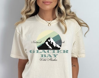 Glacier Bay National Park, Alaska Shirt, Comfort Colors Shirt, Granola Girl Shirt, National Park Shirt, Retro National Park, Glacier Bay Tee