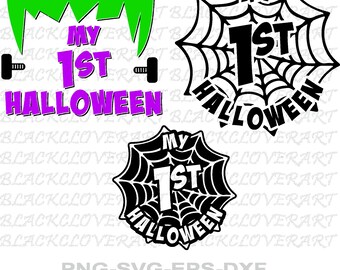 Mi primer paquete de Halloween- SVG, Mi primer svg de Halloween, El primer Halloween del bebé