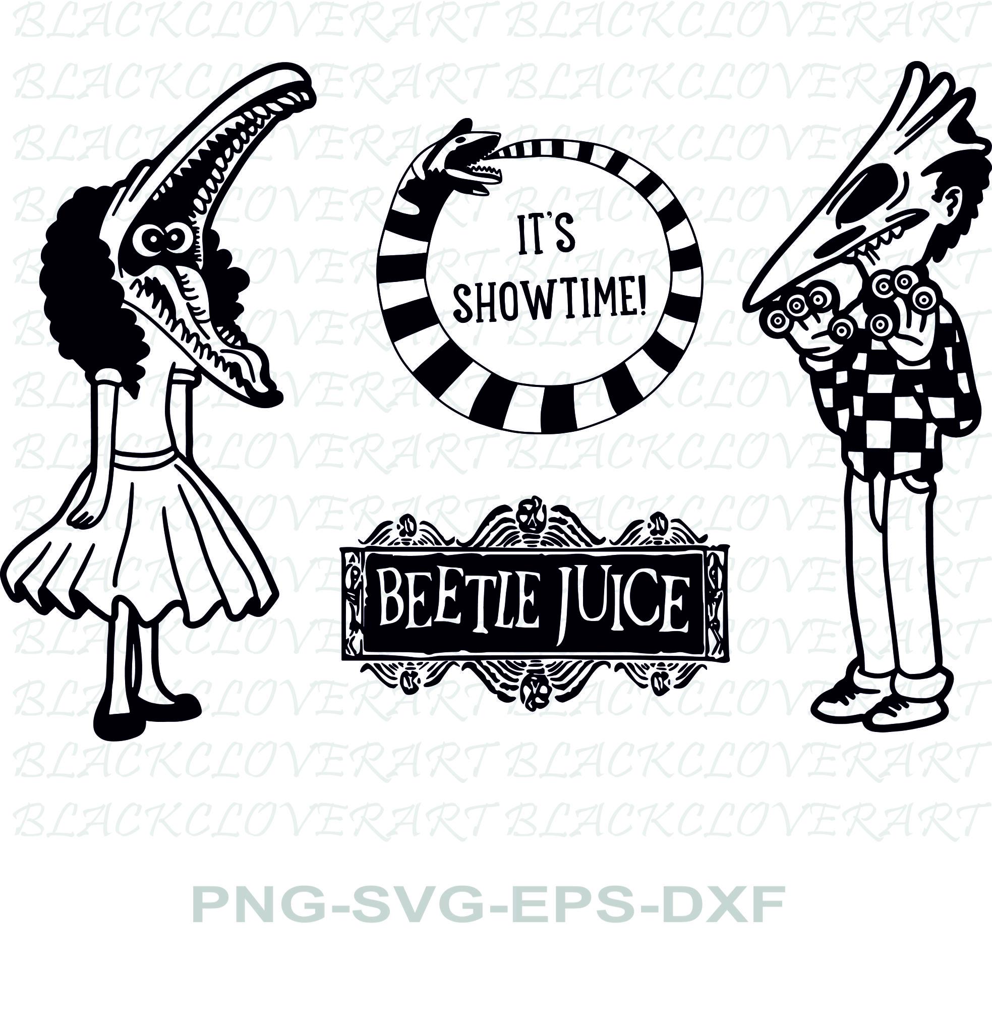 Beetlejuice cricut - Etsy México, image size:1967x2016