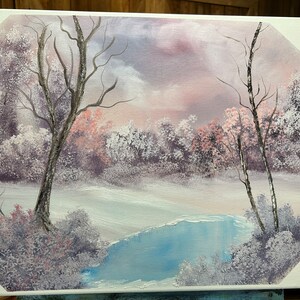 Pond in winter