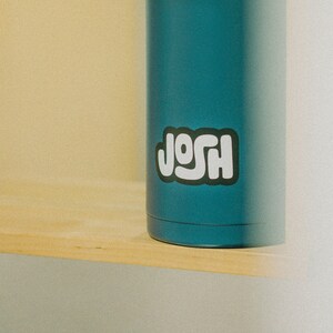 Two-Tone Vinyl Sticker / Decal for Water Bottle, Laptop, Etc. [ Sold In Packs Of Five ]