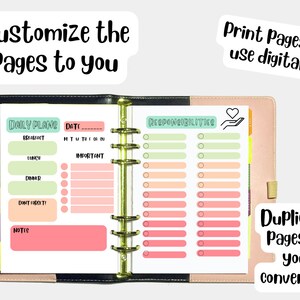 15+ Printable Planning Pages, Digital Planning Pages, Finance Tracker ...