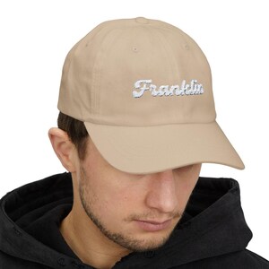 Embroidered Franklin, TN Dad Hat: Adjustable Baseball Cap