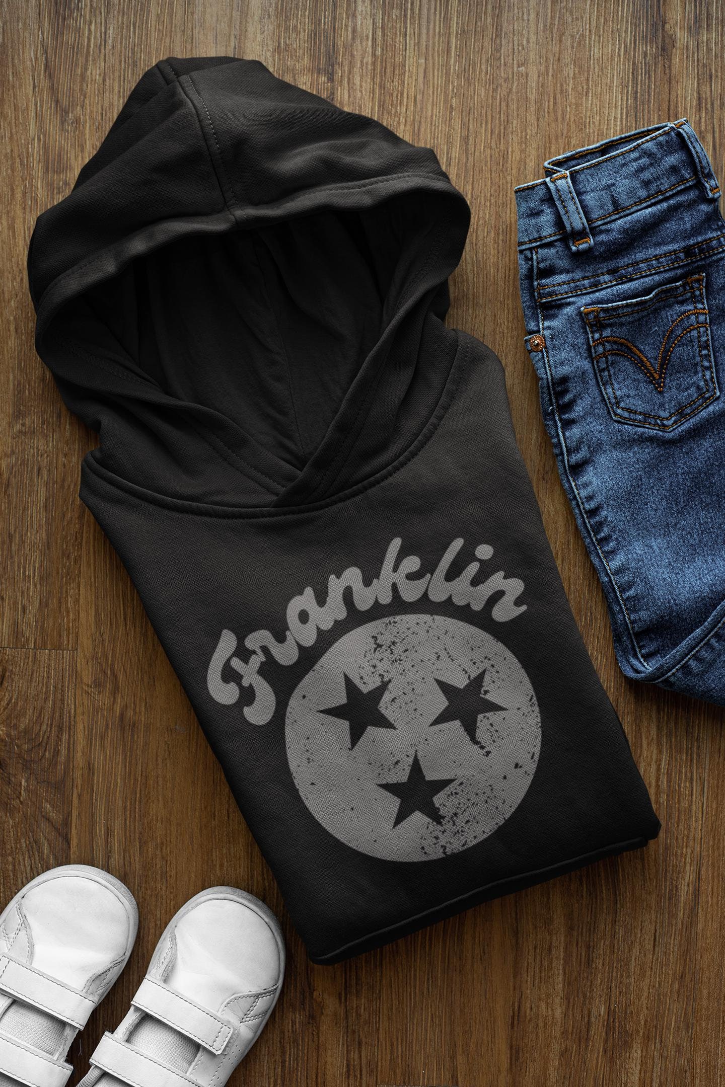 Historic Franklin Tennessee Cozy Hoodie | Youth Unisex Hooded Sweatshirt for Comfort & Style