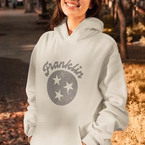 Historic Franklin Tennessee Cozy Hoodie | Adult Unisex Hooded Sweatshirt for Comfort & Style