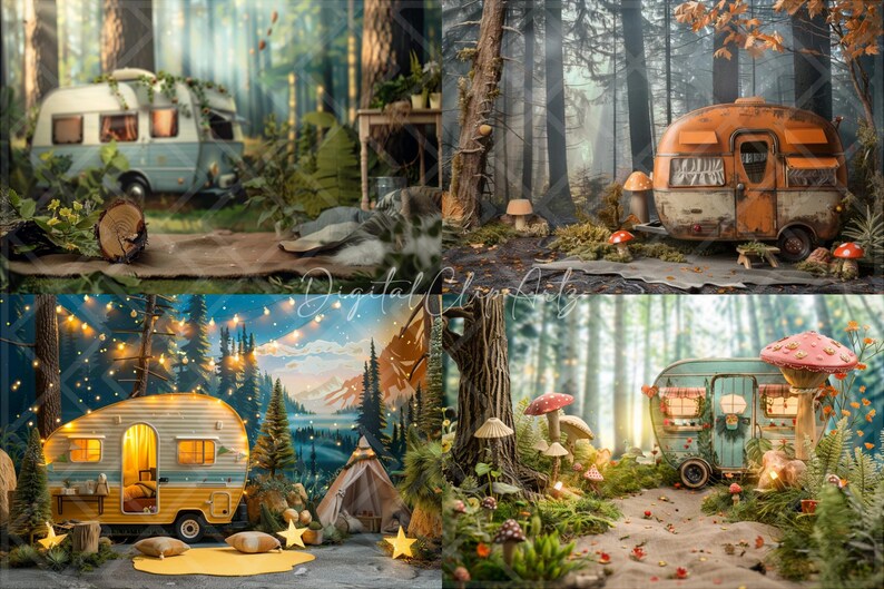Grand Adventure RV Digital Backdrop Digital Photography Backdrop ...