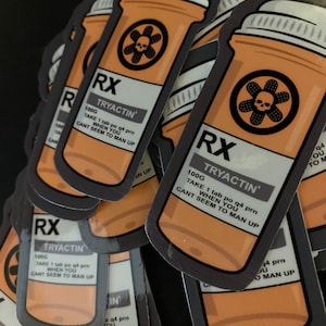 TRYACTIN-like a man sticker