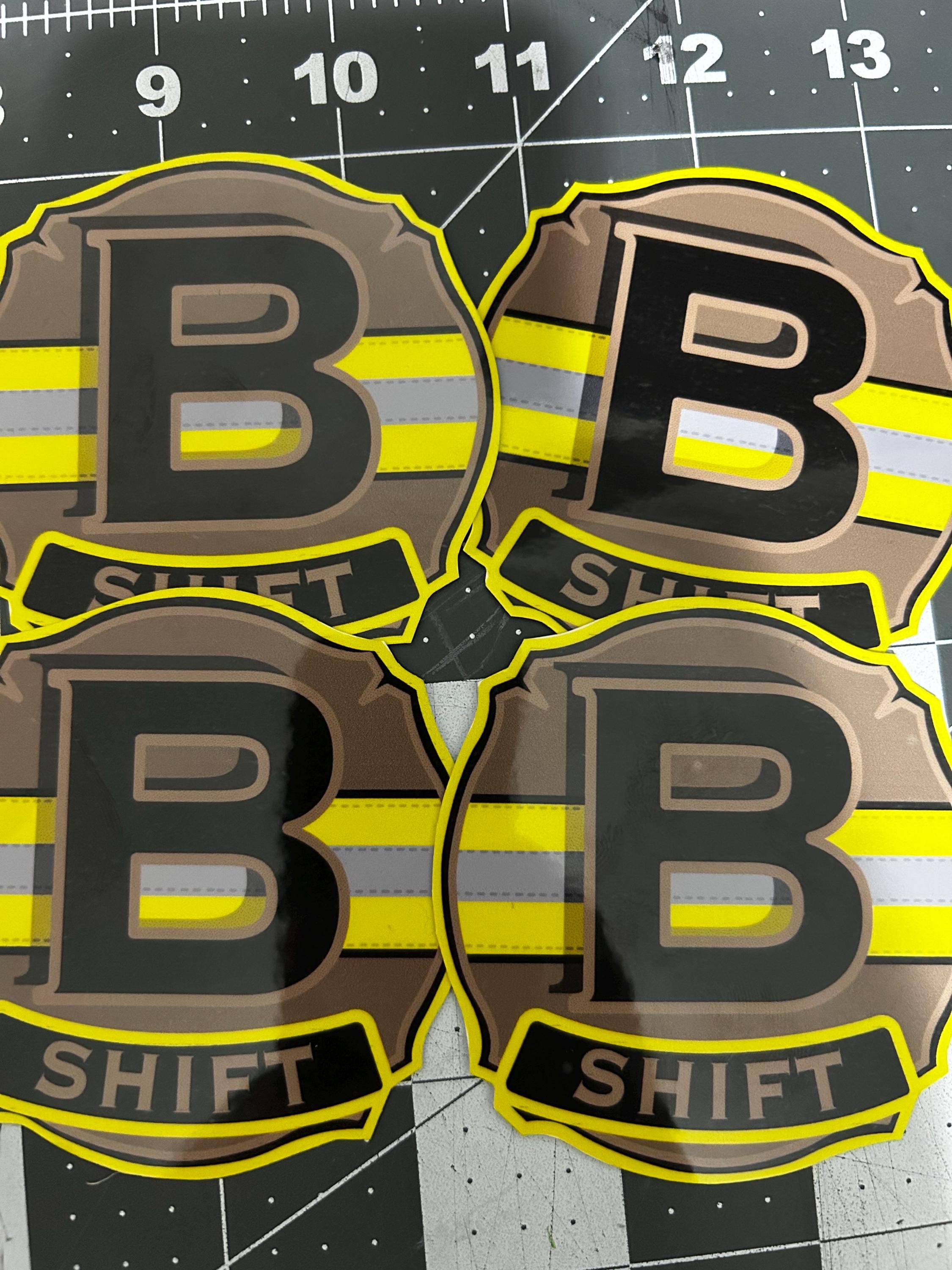 4 Pack of A, B, or C Shift Stickers - Etsy