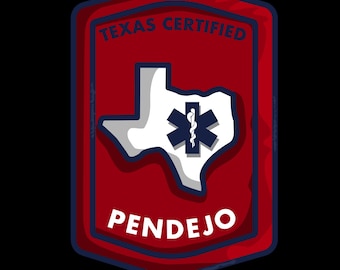 TX Certified Paramedic sticker