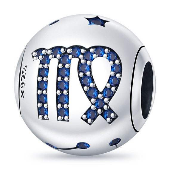 Virgo Charm Zodiac Sign Horoscope Date Bracelet Compatible Pandora