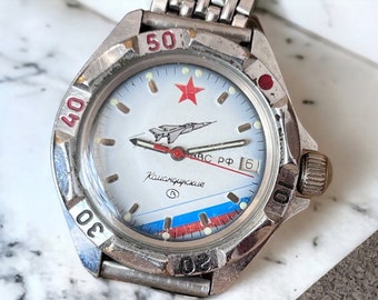 Vostok Komandirskie Reloj Anfibio URSS Soviética Antiguo CCCP