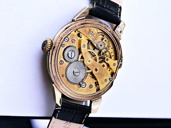 Alpina Pocket Converted Watch Swiss Antique Rare … - image 7
