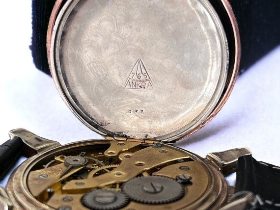 Alpina Pocket Converted Watch Swiss Antique Rare … - image 4