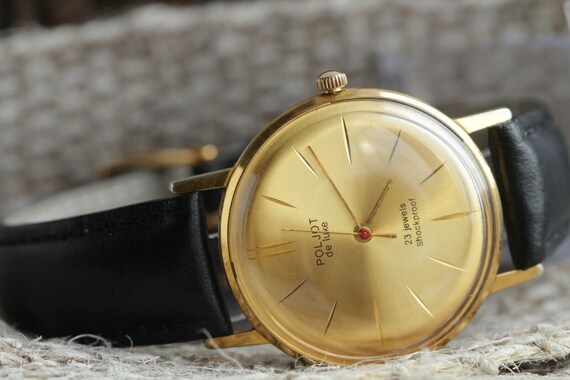 Poljot De Luxe Watch Soviet Russian USSR Retro. M… - image 6