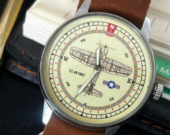 Pobeda USA horloge Sovjet-mechanische USSR zeer zeldzaam