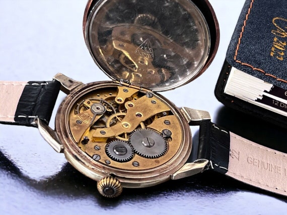 Alpina Pocket Converted Watch Swiss Antique Rare … - image 8