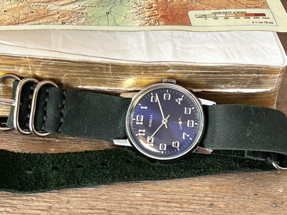 Pobeda Soviet Watch Big Numbers Mechanical. Vinta… - image 8