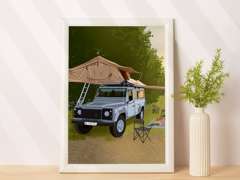 Dessin de voiture personnalisé à partir d'une photo, cadeau pour les amateurs de voitures, illustration personnalisée, cadeau pour lui, illustration numérique de voiture, cadeau voiture neuve, portrait de voiture image 1